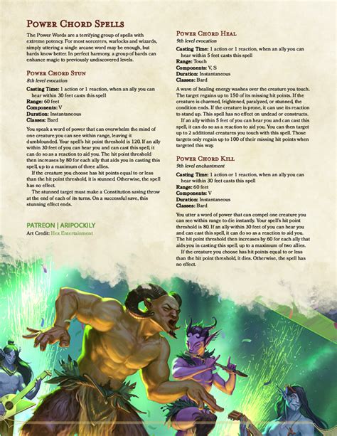 Dnd 5E Power Word Stun - Letter Words Unleashed