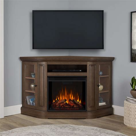 Windom Corner Electric Fireplace TV Stand