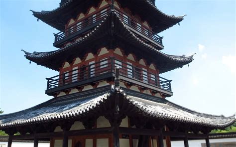 Chinese Islamic-style prayer hall of the Songjiang Mosque in Shanghai, China (established in 1368)