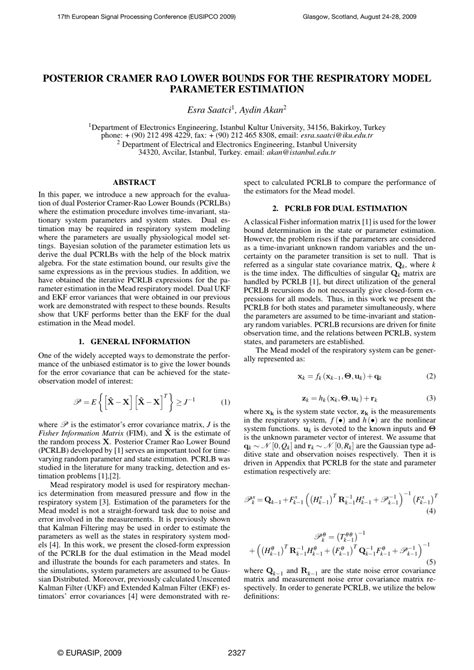 Image result for Cramer-Rao Lower Bounds