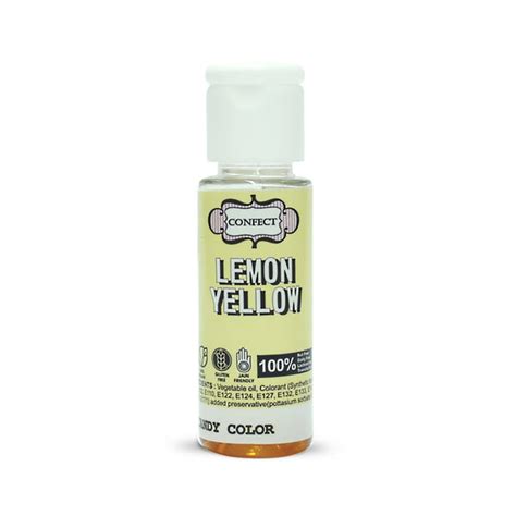 Lemon Yellow | Edible Chocolate Color 25 ml – Confect