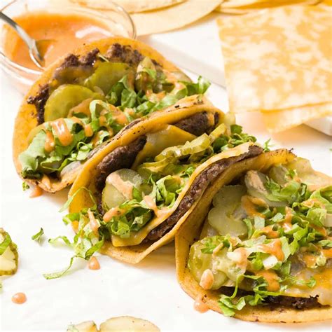 EASY Gluten-Free Big Mac Tacos w/ Smash Burgers