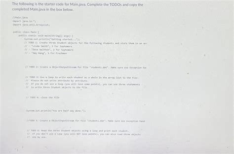 Image result for Java Starter Code