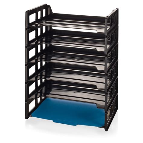 Officemate Side Load Letter Tray, Black, 6 Pack (21062): Amazon.in ...