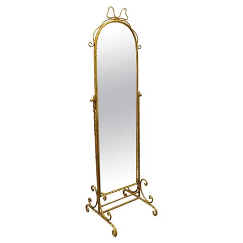 Floor Standing Brass Mirror at Winfred Gold blog