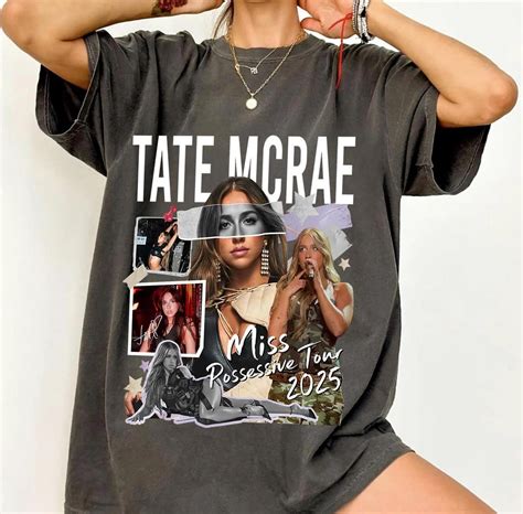 Tate Mcrae 2025 Concert Shirt, Tate Mcrae Miss Possessive Tour 2025 ...