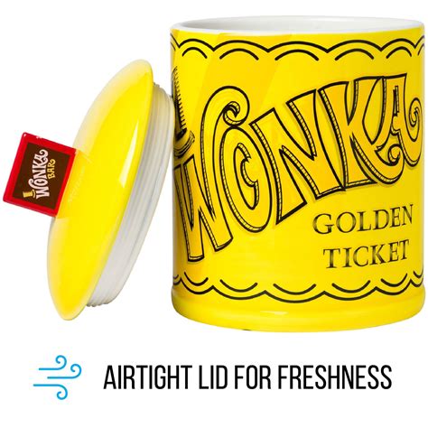 Buy Silver Buffalo Willy Wonka and the Chocolate Factory Golden Ticket ...