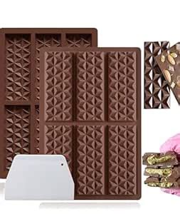 1pcs Chocolate Mould, and 1 Baking Tool Silicone Chocolate Mould for ...