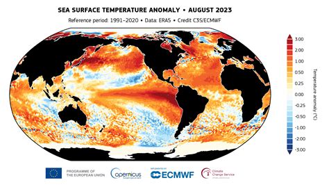 Record high global sea surface temperatures continue in August | Copernicus