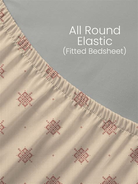 Buy Heritage Walk Siesta Indo Musk 200 TC Bedsheets – Boutique Living