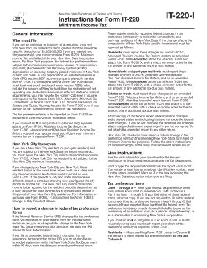 Fillable Online tax ny Form IT-220-I:2011:Instructions for Form IT-220 ...