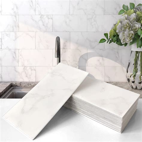 White Marble Subway Tile