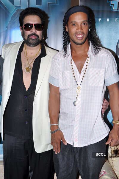 International sports personality Ronaldinho during the unveiling of the ...