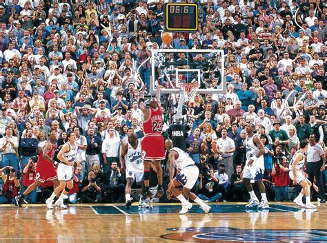Michael Jordan’s game winning jump shot against Utah Jazz game 6 of ...