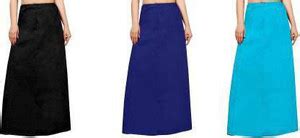 LAXMI women pure cotton saree petticoat( pack of 3) XXL size Pure ...