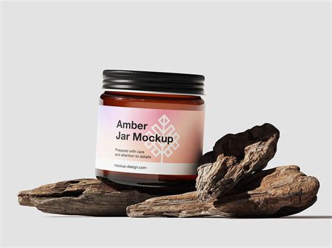 Amber Jar Mockup Collection Free Download | Resource Boy