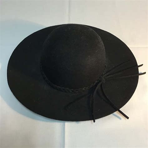 Sportsgirl Womens Black wide brim hat(s)