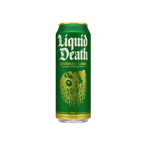 Liquid Death Severed Lime Sparkling Water 500ml x 12 - WDS Group
