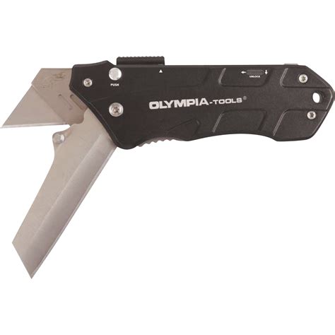Olympia Tools Turboknife X Dual-Blade Utility Knife, Includes 5 Blades ...