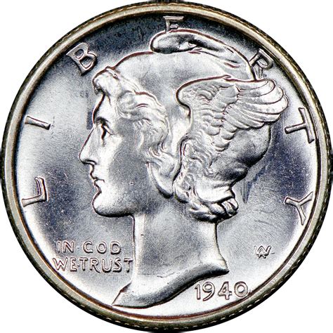 1940 S Mercury Dime Prices | Ungraded, NGC, PCGS Values