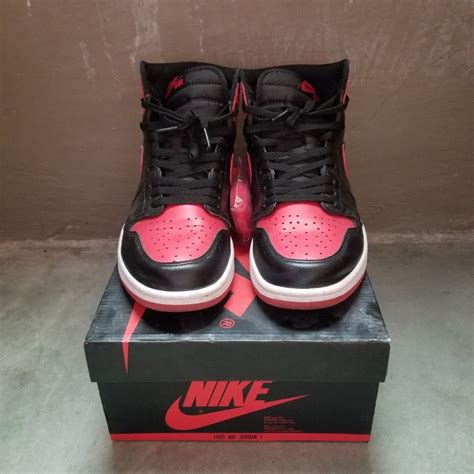 Nike Air Jordan 1 Breds on Carousell
