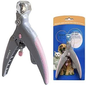 Buy Helishy Illuminated Pet Nail Clipper, 5X Magnification Dog Nail ...