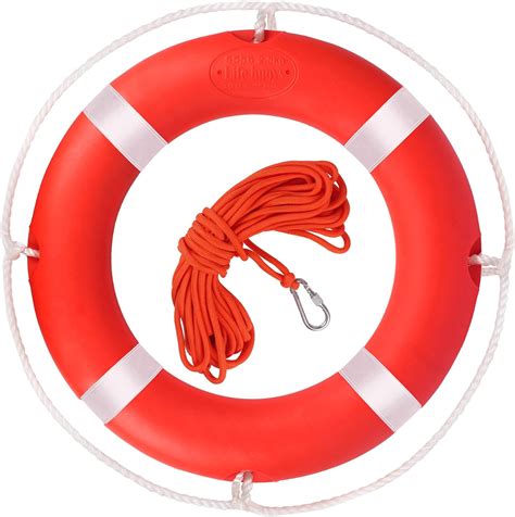 Buy BALAVA Life Ring,23"28" Boat Safety Throw Rings,Ring Buoy with ...
