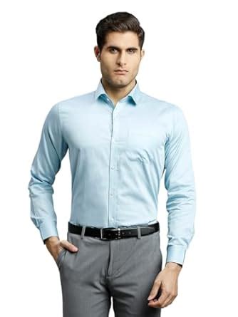 Reid & Taylor 100% Cotton Men's Full Sleeve Shirts | Regular Fit Formal ...