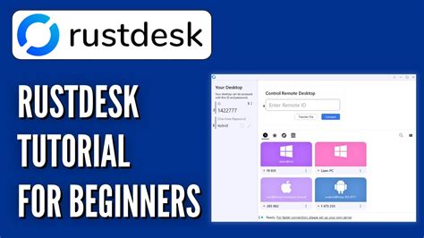 Image result for Rust Desk Adding a Addition User