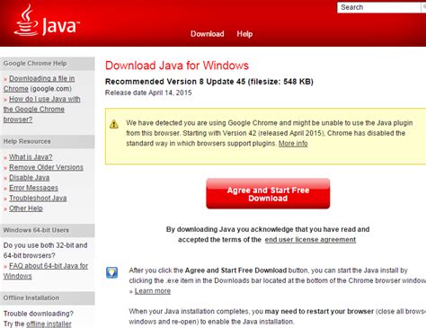 Image result for Chrome Java Installer