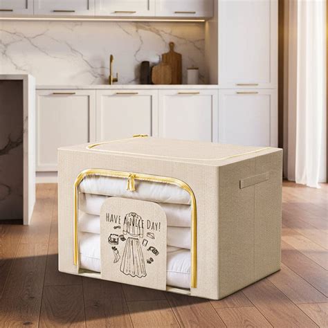 PRIME PICK Foldable Storage Box Double ZiPPer Cloth Oraganizer Box – 1 ...
