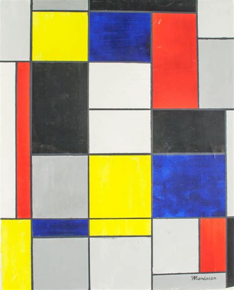 Piet Mondrian Abstract Paintings
