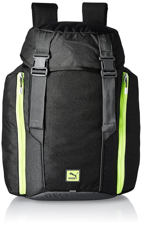 Buy Puma 24 Ltrs Black and Safety Yellow Casual Backpack (7418301 ...