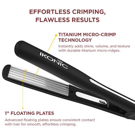 Ikonic Professional Slim Titanium Crimp 2.0 Hair Crimper – IKONIC WORLD