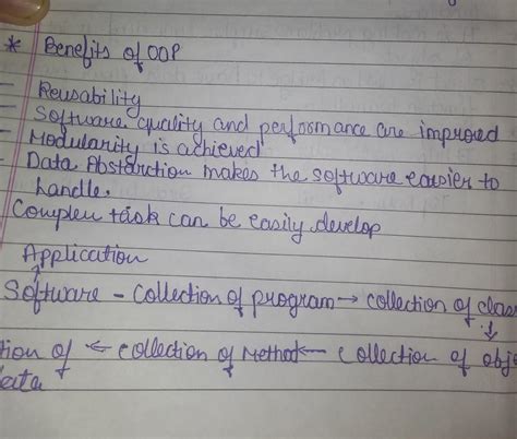 write three benefits of object oriented programming - Brainly.in