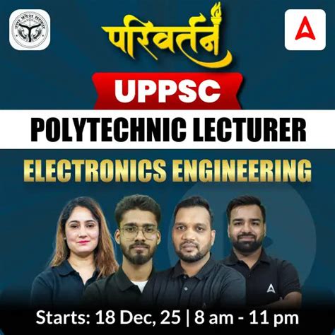 UPPSC Polytechnic Lecturer Electronics Engineering Complete Live Batch ...