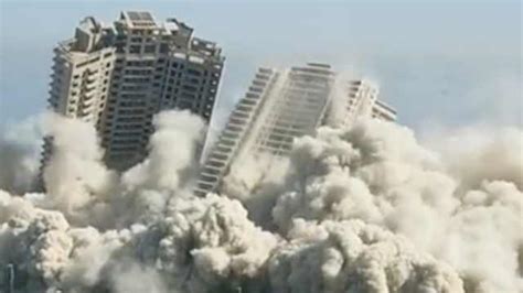 西安118米高楼成功爆破 10秒后顺利坍塌-新闻中心-温州网