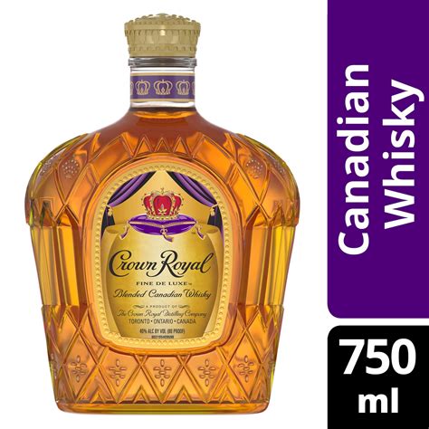 Crown Royal Fine De Luxe Blended Canadian Whisky, 750 mL, 40% ABV ...