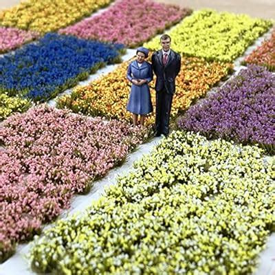 Buy 106 Pcs Miniature Flower Cluster Static Grass Model Grass Tufts ...