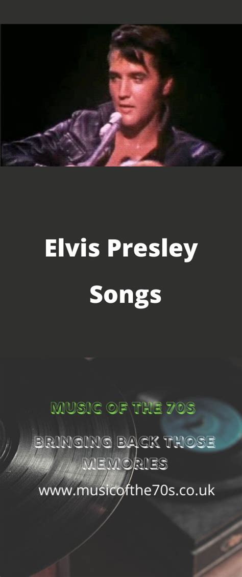 Elvis Presley Songs | Elvis presley songs, Elvis presley, Elvis presley ...