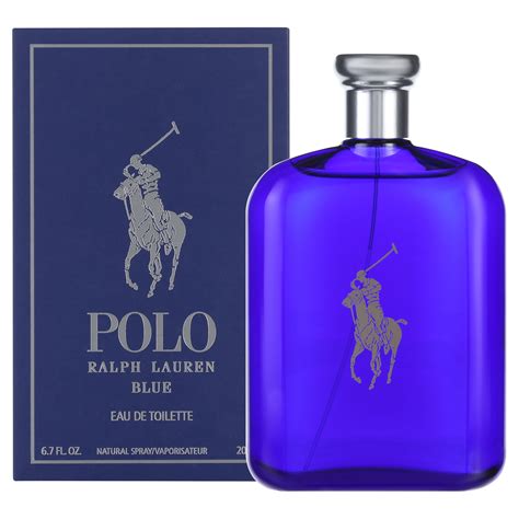 Ralph Lauren Polo Blue Eau de Toilette, Cologne for Men, 6.7 Oz ...