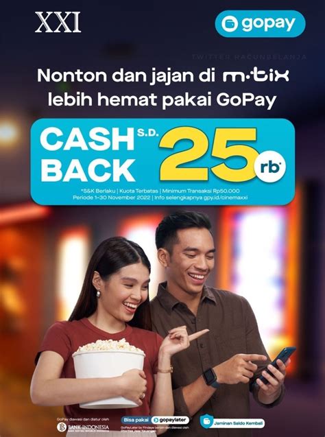 Racun Belanja | Info Diskon, Promo, Cashback on Twitter: "Cashback Tiket Nonton di XXI dengan ...
