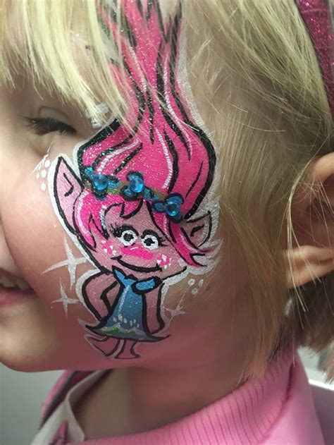 Trolls Face Paint 的图像结果