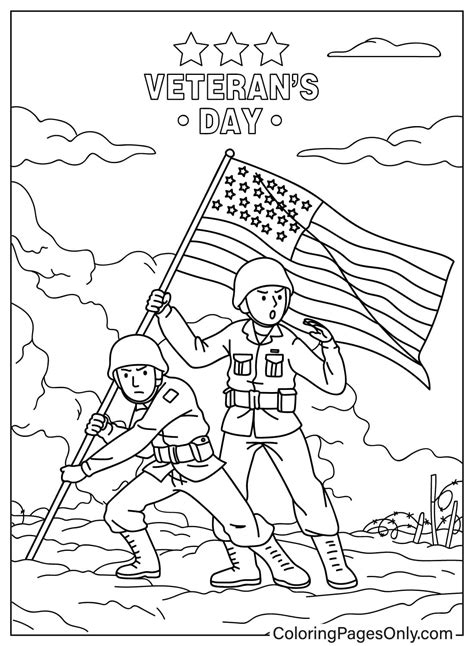 Free Coloring Pages Veterans Day