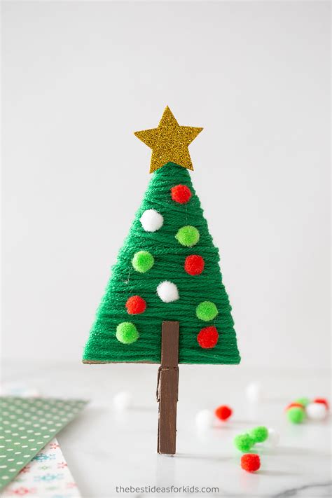 Yarn Christmas Tree - The Best Ideas for Kids