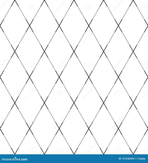 Seamless Geometric Diamonds Pattern. Criss-cross Lines Texture Stock ...