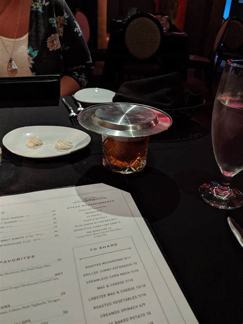 Menu at Rococo Steak steakhouse, Saint Petersburg