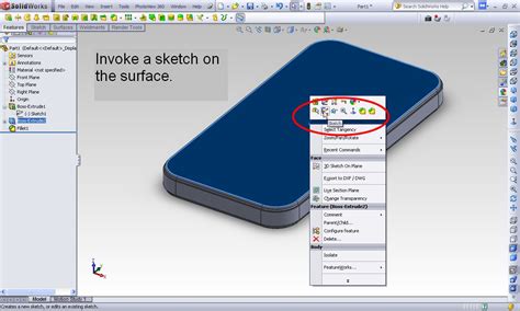 Image result for SolidWorks iPhone Stand Tutorial