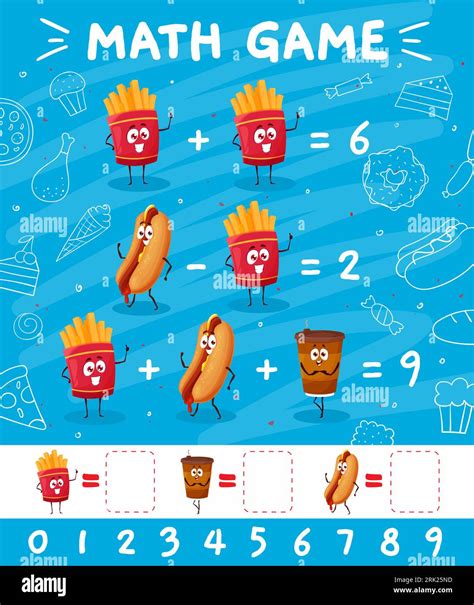 French Fries Math Activity