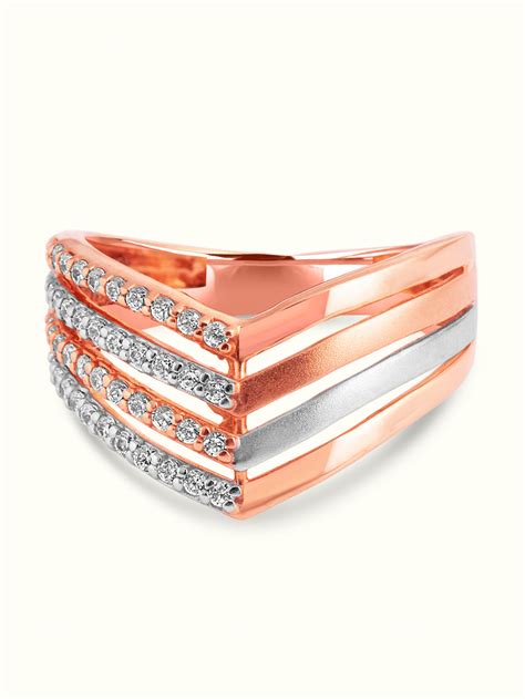 Chevron Diamond Ring – Rupesh Jewellers